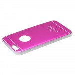 Wholesale Samsung Galaxy S6 Edge Plus Slim Aluminum Hybrid Case (Hot Pink)